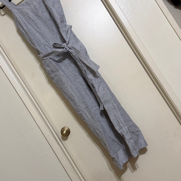 Everlane linen striped jumpsuit - Picture 3 of 9